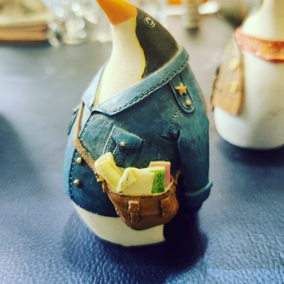 Penguins going to work. Six Miniature tradesmen, a doctor, postman, fireman, etc - Picture 8 of 9